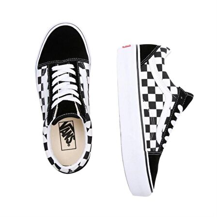 Vans Ua Old Skool Platform Damalı Sneaker