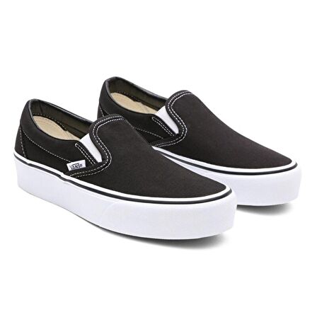 Vans Ua Classic Slip On Platform Siyah Sneaker
