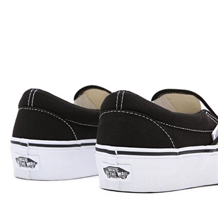 Vans Ua Classic Slip On Platform Siyah Sneaker