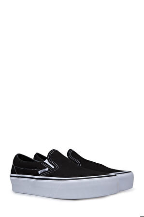 VANS KADIN UA Classic Slip-On Platform SPOR AYAKKABI VN00018EBLK1