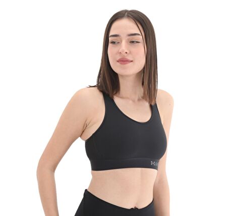 A1307196-001-001 Under Armour Armour Mid Keyhole Bra Kadın Büstiyer Siyah