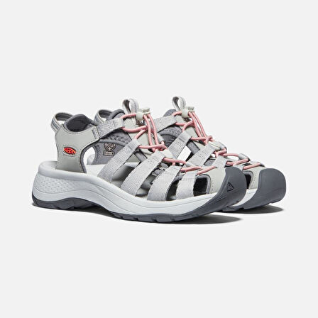 Keen 1023589 Astoria West Sandal Grey/Coral Kadın Sandalet