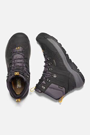 REVEL 4 MiD POLAR M-BLACK/MAGNET - Su Geçirmez Erkek Kar Botu - Siyah