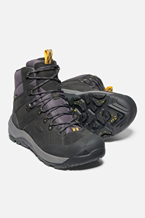 REVEL 4 MiD POLAR M-BLACK/MAGNET - Su Geçirmez Erkek Kar Botu - Siyah