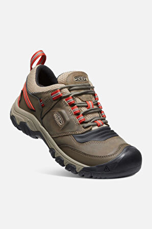 RiDGE FLEX WP M-TiMBERWOLF/KETCHUP - Su Geçirmez Erkek Yürüyüş Ayakkabısı - Kahverengi