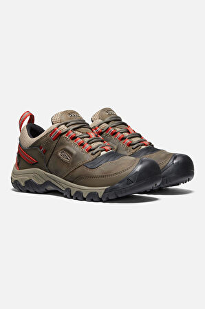 RiDGE FLEX WP M-TiMBERWOLF/KETCHUP - Su Geçirmez Erkek Yürüyüş Ayakkabısı - Kahverengi