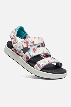 ELLE STRAPPY - Kadın Sandalet - Beyaz/Karışık Renkli