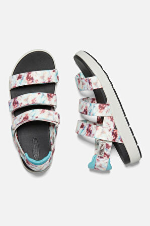 ELLE STRAPPY - Kadın Sandalet - Beyaz/Karışık Renkli