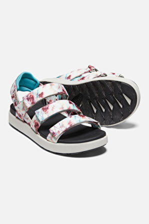 ELLE STRAPPY - Kadın Sandalet - Beyaz/Karışık Renkli