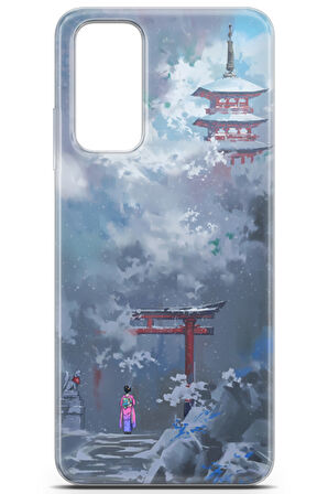 Xiaomi Redmi Note 11 uyumlu Girls 37 HD Koruma Kimono Kış ve Tapınak
