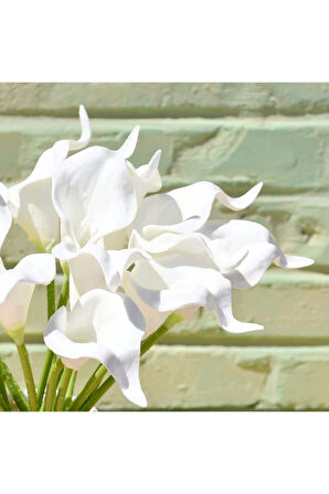 Yapay Islak Gala Çiçeği Demeti 8'li Yapay Cıcek