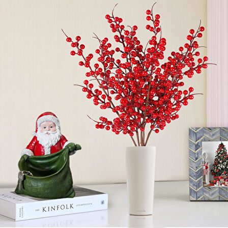 64 cm Yapay Yılbaşı Kokina Dalı 72 Top 