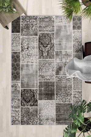 Kaymaz Taban Yıkanabilir Halı – Mutfak, Salon, Yatak Odası için Modern Dijital Baskı Halı (SLNHALI36
