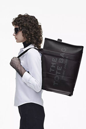 Kadın The Leather Large Tote Bag Tote Çanta - Siyah | undefined