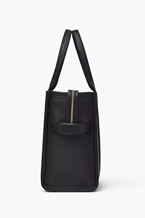 Kadın The Leather Large Tote Bag Tote Çanta - Siyah | undefined