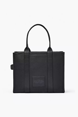 Kadın The Leather Large Tote Bag Tote Çanta - Siyah | undefined