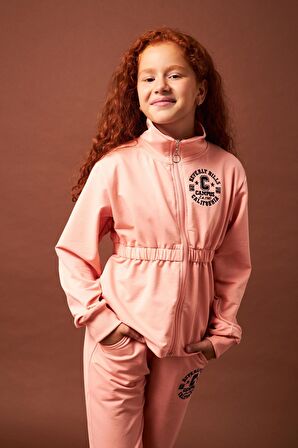 Beverly Hills Nakış Detaylı Kız Çocuk Takım Yavruağzı