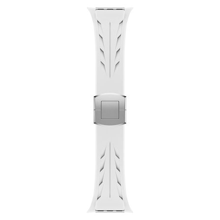 Gpack Apple Watch Series 8 45mm Kordon Metal Tokalı Ayarlanabilir Tpu Silikon KRD127