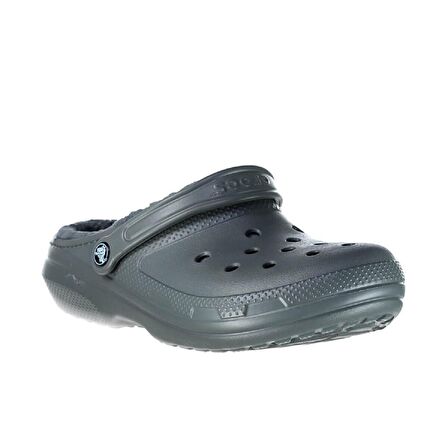 Crocs 203591 Classic Lined Clog Koyu Gri