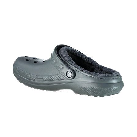 Crocs 203591 Classic Lined Clog Koyu Gri