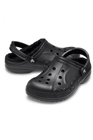 Crocs Baya Lined Clog Unisex Sandalet 205969-001