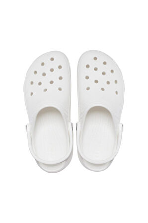 Crocs Beyaz Kadın Classic Platform Clog W Terlik 206750-100