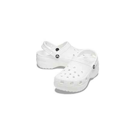 206750-100-100 Crocs Classic Platform Clog W Kadın Terlik Beyaz