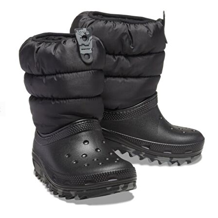 Crocs Classic Neo Puff Boot T Black 207683-001 