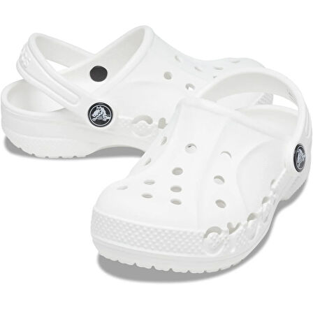 Crocs Baya Clog Çocuk Terlik 207013-100 White