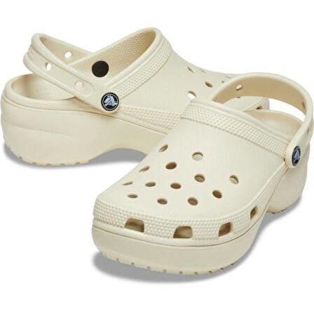 Crocs Classic Platform Clog W Bone Terlik 206750-2Y2