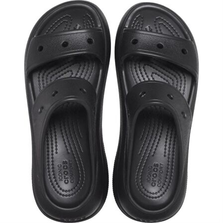 Crocs Classic Crush Sandal Unisex Siyah Sandalet