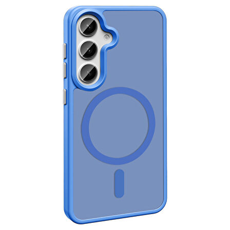 Gpack Samsung Galaxy S24 FE Kılıf Magsafeli Mat Arka Yüzey Sio Kapak