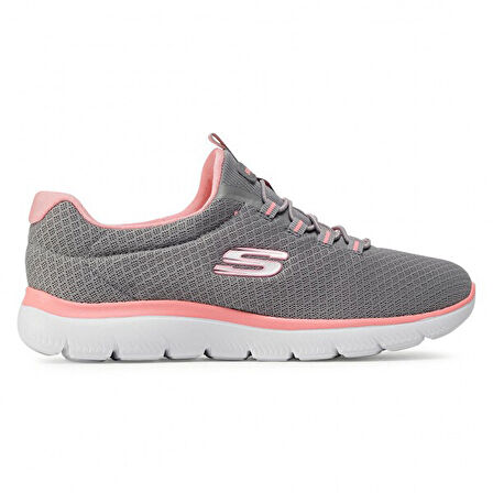 Skechers 12980-GYPK Summits Kadın Gri Sneaker Günlük Spor Ayakkabı