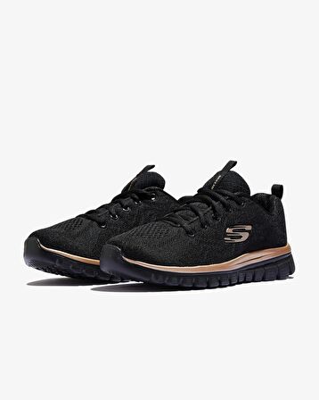 Skechers 12615 BKRG GRACEFUL-GET CONNECTED Kadın Günlük Spor Ayakkabı