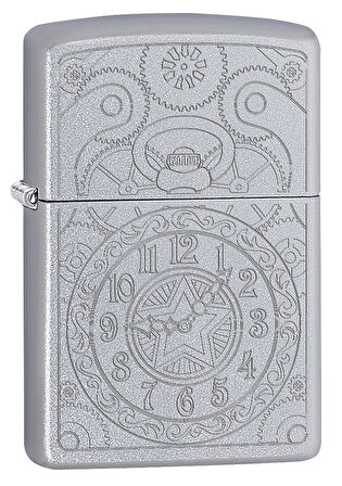 ZIPPO ÇAKMAK -29699 PF18 CLOCK GADGET  DESIGN 2