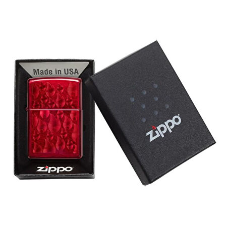 Zippo 29824 21063 Iced Zippo Flame Design Çakmak