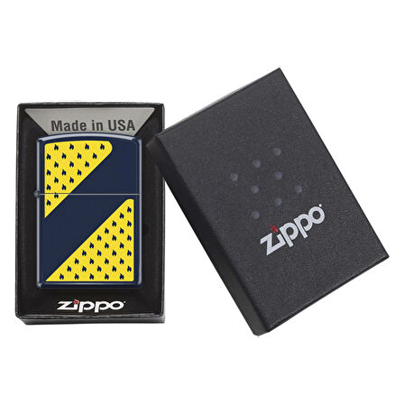 Zippo Yellow And Navy Design Çakmak - 239-069480