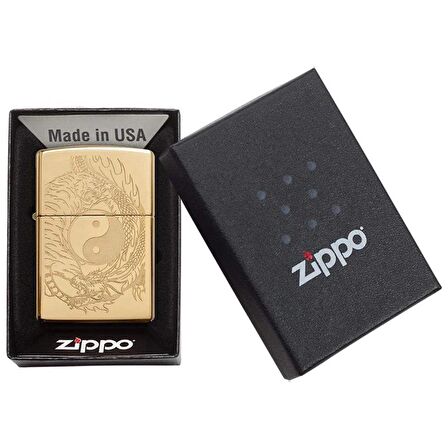 Zippo Çakmak 49024 Tiger And Dragon Design Lighter