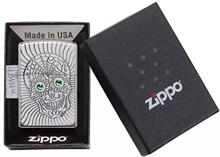Zippo 167 Sugar Skull Design Çakmak