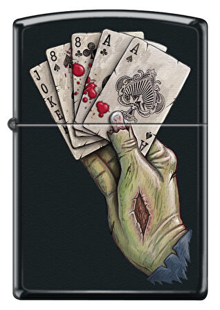 Zippo Dead Mans Hand Design Çakmak