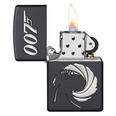 Zippo 218 Bond Bt 007 Gun Logo Çakmak
