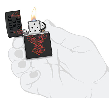 Zippo 48983 Harley Davidson Çakmak