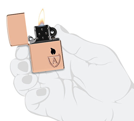 Zippo Armor Copper W/Epoxy Inlay Design Çakmak