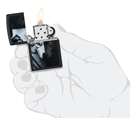 Zippo 218 Wolf Design Çakmak