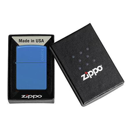 Zippo 48628 Sky Blue Logo Çakmak