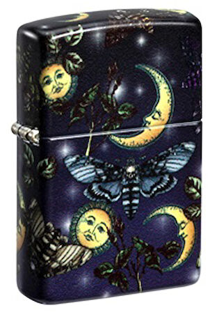 Zippo Butterfly Skull Design Çakmak
