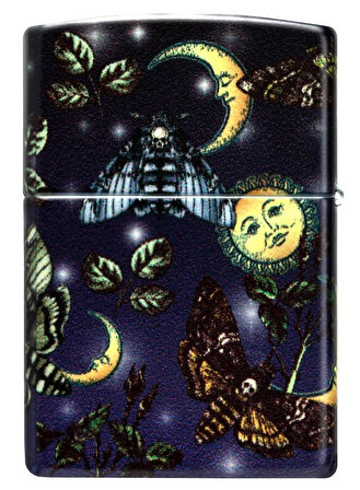 Zippo Butterfly Skull Design Çakmak