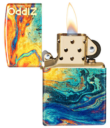 Zippo 49458 Colorful Zippo Design Çakmak