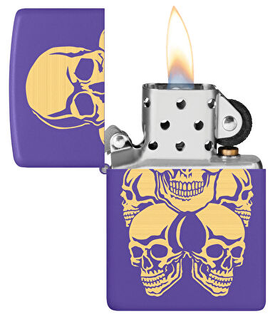 Zippo 237 23Fpf Skulls Design Çakmak
