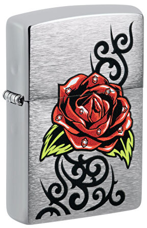 Zippo 200 23Fpf Rose Tattoo Design Çakmak
